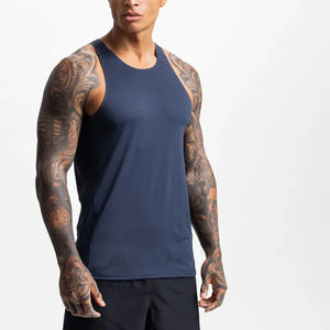 Camisetas sin mangas personalizadas para hombre, chaleco transpirable personalizado para Fitness para hombre, ropa de entrenamiento para hombre, camisetas sin mangas - Product Image 3