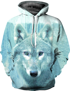 Sudadera con Capucha Vintage de Invierno, Estilo Urbano, Unisex, Talla Grande, Estampado por Sublimación, 100% Poliéster, con Bolsillos para Hombre - Product Image 1