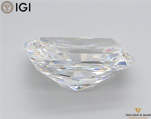 5,00 CT Radiant Cut CVD Lab Grown Diamond 11,96mm VS1 Clarity E Color IGI Certificado para hacer anillo de diamante dorado - Product Image 4