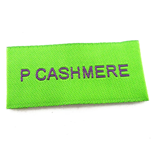 Pakistan Direct Factory Satin <b>Label</b> Embroidery Woven <b>Label</b> for Clothing - Product Image 2