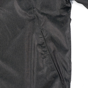 Conjunto cortavientos impermeable personalizado para hombre con cuello con capucha para caza de invierno al aire libre con logotipo frontal chaqueta de lluvia - Product Image 5