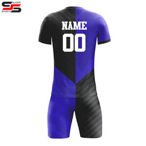 Conjunto de uniformes de fútbol de diseño personalizado, traje deportivo, uniforme de fútbol transpirable para ropa deportiva para adultos - Product Image 5