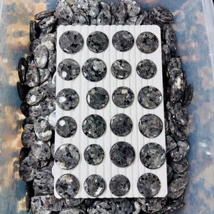 ASHU GEMS - Cabujón de Larvikita de Alta Calidad, Piedras Preciosas Naturales Sueltas a Granel, Lote de Piedras Semipreciosas de Larvikita para la Fabricación de Joyas - Product Image 3