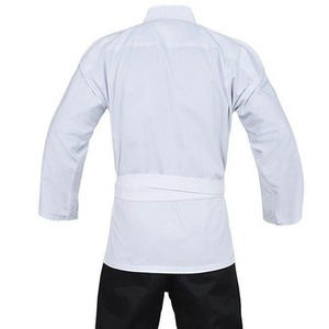 Conjuntos de Uniformes de Karate Unisex Transpirables de Poliéster/Algodón para Sesiones de Práctica Regular que Ofrecen Flujo de Aire, Movimiento Fácil y Equilibrio - Product Image 5
