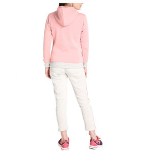 Survêtement de conception personnalisée de meilleure qualité pour femmes, manches longues, col à capuche, motif solide, dernière mode de jogging en plein air pour l'hiver - Product Image 2