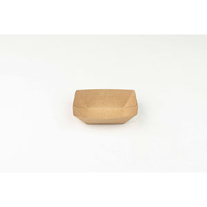 Plateau alimentaire en kraft résistant à la graisse 135x103x45mm, 4 paquets x 150 pièces, B2B - Product Image 3