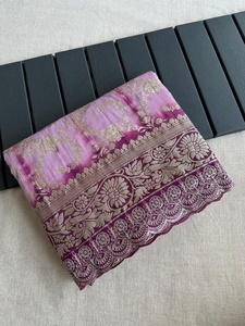 Sari en soie pure Span Dola pour femmes, tissage Max Jari Jaqurad sur tout le corps, tissage Jaal sur les deux côtés, bordure riche Pallu - Product Image 4