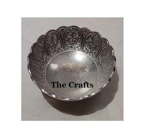 Cuenco para servir chocolate de nuevo diseño en aluminio Color plata postre fechas cuenco para uso de vajilla de boda - Product Image 5