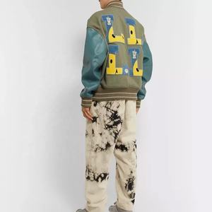 Blouson aviateur pour hommes personnalisé nouveau design veste d'hiver matelassée avec logo léger quantité en vrac de tissu tissé en laine vente en gros - Product Image 4