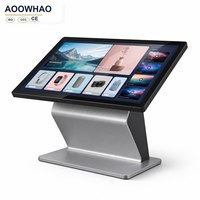 AOOWHAO Kiosco de Autoservicio con Pantalla Táctil de Mesa, de 21.5 a 65 Pulgadas, Horizontal, para Pedidos de Comida en Restaurantes, con Sistema Android