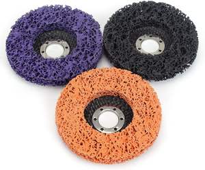 Disco de tira púrpura abrasiva de 100/115/125mm y disco de pelado limpio rueda de disco Carbie de silicona para pulir - Product Image 1