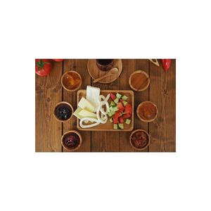 Bambum/BKLE1 Lot de 6 Couvercles en Bambou pour Bols – Vaisselle Écologique Premium - Product Image 3