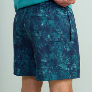 Shorts de Playa para Hombre, Sólidos, de Secado Rápido, Cintura Media, Cierre con Cordón, Traje de Baño Informal, Cortos, de Poliéster - Product Image 3
