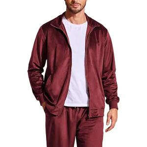 Conjunto de Sudadera con Capucha y Pantalones Deportivos de Forro Polar para Hombre, Transpirable, Estampado, de Dos Piezas, para Invierno - Product Image 3