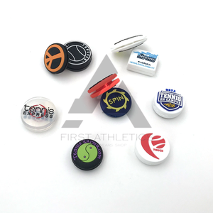 Amortisseur de vibrations Logo personnalisé Raquette de tennis souple de haute qualité Service OEM 2025 Emballage blister Structure en acier haute - Product Image 4