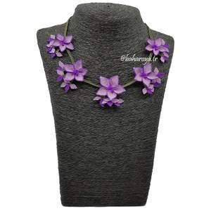 Lila amor prohibido aguja collar de encaje moda amor prohibido Lila collares - Product Image 1