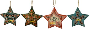 8 cm Paper Mache Christmas <b>Tree</b> Ornaments Festive <b>Tree</b> Decoration - Product Image 6