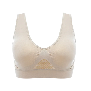 Grande taille dames mode sport soutien-gorge pour femmes élégant entraînement Gym soutien-gorge rembourré sans couture haut soutien-gorge pour Yoga et Fitness - Product Image 4