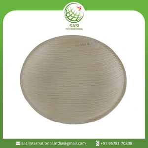 Vaisselle jetable biodégradable la plus vendue, assiettes rondes en feuille de palmier pour les mariages et le service des aliments au prix de gros - Product Image 2