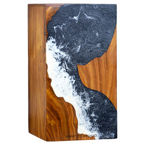 โกศไม้สำหรับขี้เถ้ามนุษย์สำหรับผู้ใหญ่ผู้ชายและผู้หญิง-เรซิ่นที่ระลึกสำหรับขี้เถ้า-โกศสำหรับฝังหรือแสดงที่บ้าน - Product Image 1