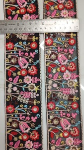 Delicado Algodón elástico bordado encaje ajuste estilo de negocios ecológico para costura DIY en lencería ropa interior bolsos zapatos - Product Image 2