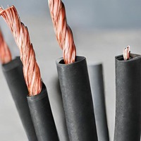 Cable de soldadura de aluminio de 25mm cuadrados, conductor ligero y flexible para soldadura industrial, cable de transmisión de potencia de alto rendimiento