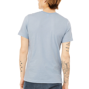 เสื้อยืดผ้าฝ้าย100% น้ำหนักเบาสำหรับผู้ชายคอกลมพิมพ์ลายดิจิตอลออกแบบได้ตามต้องการ - Product Image 2