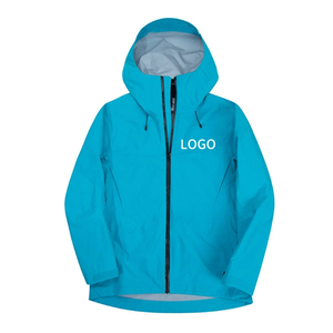 Veste zippée softshell OEM la plus populaire personnalisée, légère, respirante, imperméable, pour l'hiver avec col montant, de couleur noire unie - Product Image 1