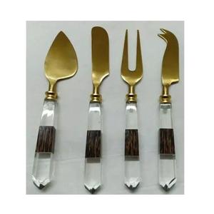 Juego de Cuchillos para Queso de Acero Inoxidable de la Mejor Calidad con Mango de Resina, Material Seguro para Alimentos, Tenedor y Cuchillo de Pico - Product Image 6