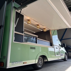 Best Supply <b>Mini</b> Truck Trailer Electric Aluminum Corn Fast Food Mobile Food Cart Street Food Truck Rust Resistant Low Price AC - Product Image 2