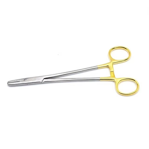 Porte-aiguilles manuel en acier inoxydable, instrument chirurgical réutilisable, stérilisation à haute température pour une suture sécurisée et précise - Product Image 2