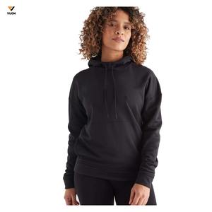 Sweat à capuche unisexe en éponge française de haute qualité pull fonctionnel à blocs de couleurs avec logo personnalisé sérigraphié haut pour femme - Product Image 1