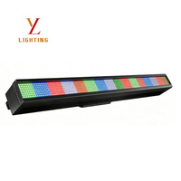 Barre lumineuse LED matricielle étanche IP65 210W 1296 LED RGBW 4-en-1 216 segments, projecteur mural DMX pour événements extérieurs et spectacles