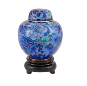 Perfect <b>Memorials</b> Midnight Garden Cloisonne <b>Keepsake</b> Cremation Urn - Product Image 2