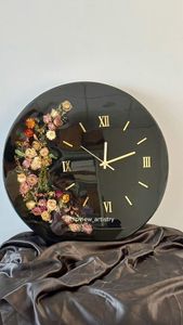 นาฬิกาแขวนผนังทำจากเรซินพร้อมดีไซน์ศิลปะทำด้วยมืออันเป็นเอกลักษณ์นาฬิกาแขวนผนังศิลปะเรซินจากอินเดีย - Product Image 4