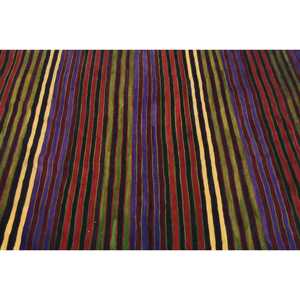 Tapis turc vintage, tapis Kilim 5,3x10 pieds, grand tapis patchwork rouge - Product Image 5