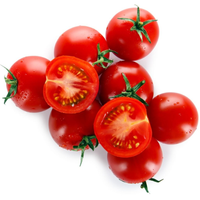 Tomates rouges douces fraîches à vendre Graines d'emballage de style rouge Tomate hybride rouge avec couleur fraîche et naturelle