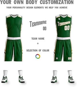 Maillot de basket-ball unisexe personnalisé 100% polyester, maille réversible, sans manches, séchage rapide, respirant, ensemble de vêtements de sport d'entraînement - Product Image 4