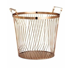 High Quality Black Coated Metal Wire Mesh Basket Rectangle Home Kitchen Utensil <b>Storage</b> with Folding Feature - Product Image 3