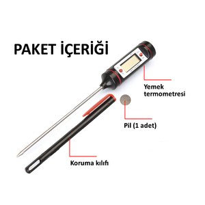 Termómetro Digital para Alimentos a Prueba de Agua AEK-Tech WT-1 con Sonda para Cocinar en Interiores - Product Image 6