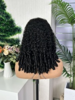 Peluca frontal pixie 5*5 de cabello humano 100% natural de alta densidad sdd