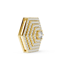 Colgante de Diamante Redondo Cultivado en Laboratorio en Oro Blanco de 14K para Mujer, Joyería Nupcial Minimalista, Regalo de Aniversario de Lujo Certificado - Product Image 2