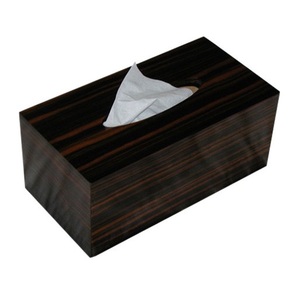 Caja de almacenamiento de papel tisú decorativa hecha a mano diseño moderno lujoso Hotel restaurante uso caja de soporte de pañuelos - Product Image 4