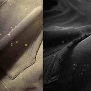 Nouveau sweat-shirt uni d'hiver, lavage vintage, unisexe, sweat-shirt uni, sweat-shirt à nouer, pour homme - Product Image 3