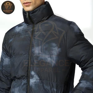 Wholesale Quilted Outerwear Baseball College Puffer <b>Jacket</b> Lightweight Packable Streetwear Slim Fit Puffer <b>Jacket</b> For Men - Product Image 6