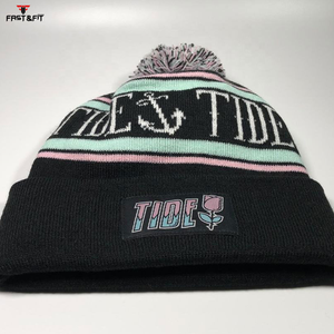 Hot Selling Professional High Quality 100% Cotton <b>Beanie</b> Caps Custom Color Breathable Waterproof with 3D Embroidery for Sale - Product Image 3