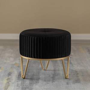 Pouf carré bleu en forme de siège, tabourets ottoman de qualité supérieure, design durable, tabourets ottoman en métal élégants pour la maison, les hôtels, les bars - Product Image 2