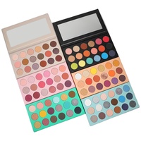 Palette d'ombres à paupières de maquillage de luxe de haute qualité, personnalisé, quantité minimale de commande