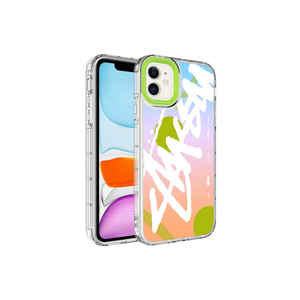 Étui en silicone rigide de luxe de haute qualité à motifs pour iPhone 11 11 Pro 8 Plus SE 14 Plus Protection de l'appareil photo - Dos de téléphone mobile premium - Product Image 1