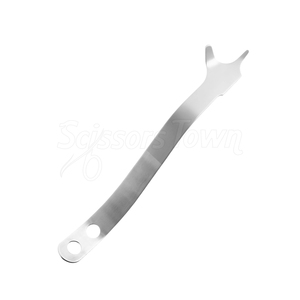 Retractor inferior posterior Mango doblado de quince pulgadas con agujeros Instrumento quirúrgico ortopédico de acero inoxidable - Product Image 2